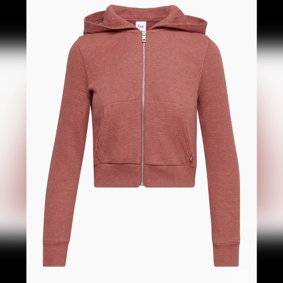 TNA ZIP WAFFLE HOODIE - Picture 4 of 5